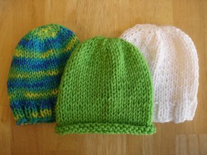 knitted baby hats lickety-split baby hats TBICHFM