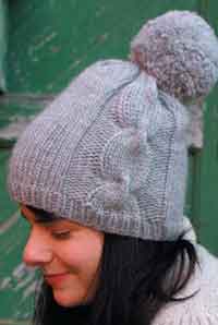 knitted hat patterns ariosa pom-pom hat PCHVTGY