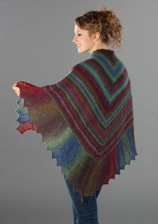 knitted shawl lace edge garter stitch shawl free knitting pattern ZPPHVQV