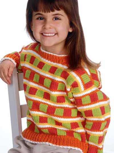 Various ways of knitting for kids