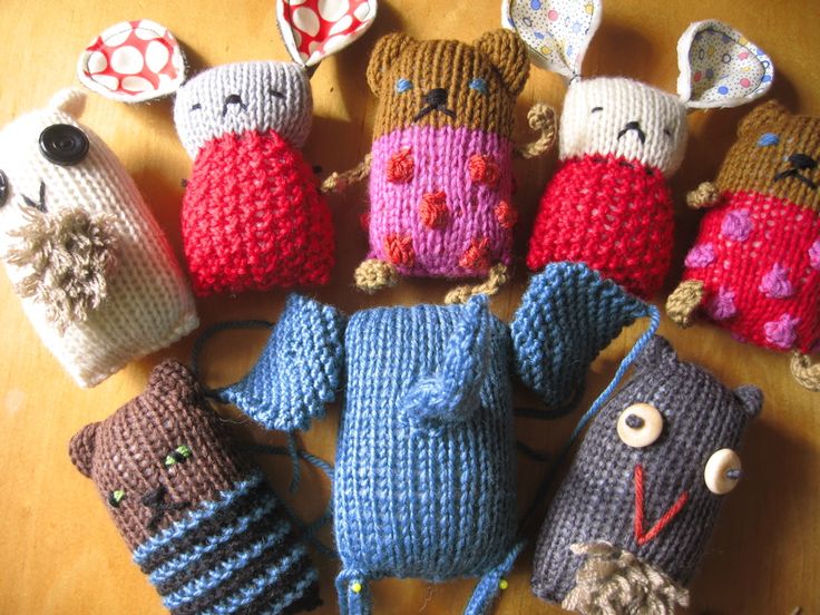 Knitting Ideas cute-knitting-ideas-for-kids-knitted-softies-in- DSGQKOB