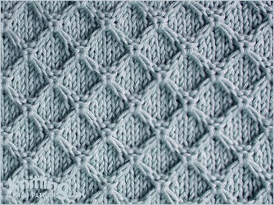 knitting stitches diamond-honeycomb-stitch YJXIEMV