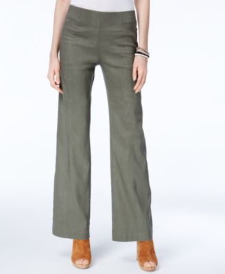 linen pants inc international concepts petite pull-on wide-leg pants, created for macyu0027s NZZFITA
