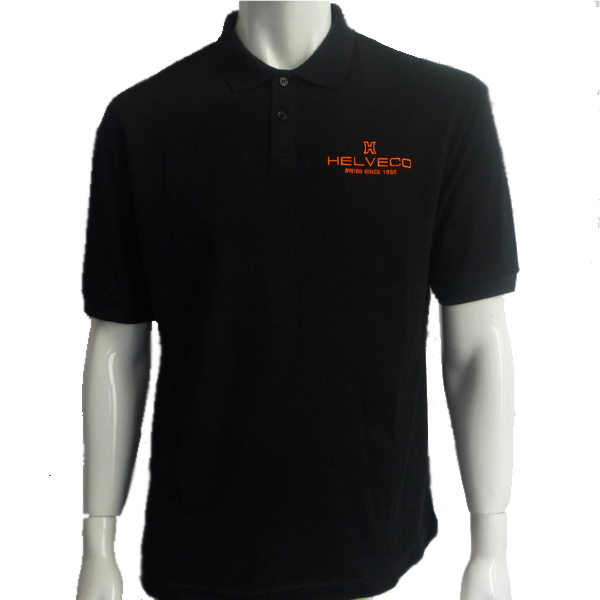 men black embroidered polo shirts pure cotton UPJCUBD