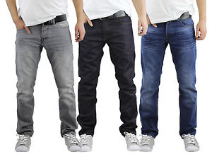 mens jeans image is loading mens-jeans-crosshatch-wayne-slim-leg-tapered-denim- OAGOZWJ