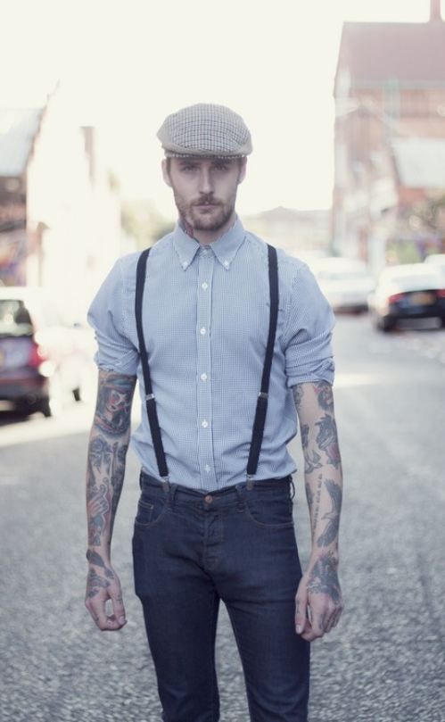 mens suspenders fashion AZYLPIS