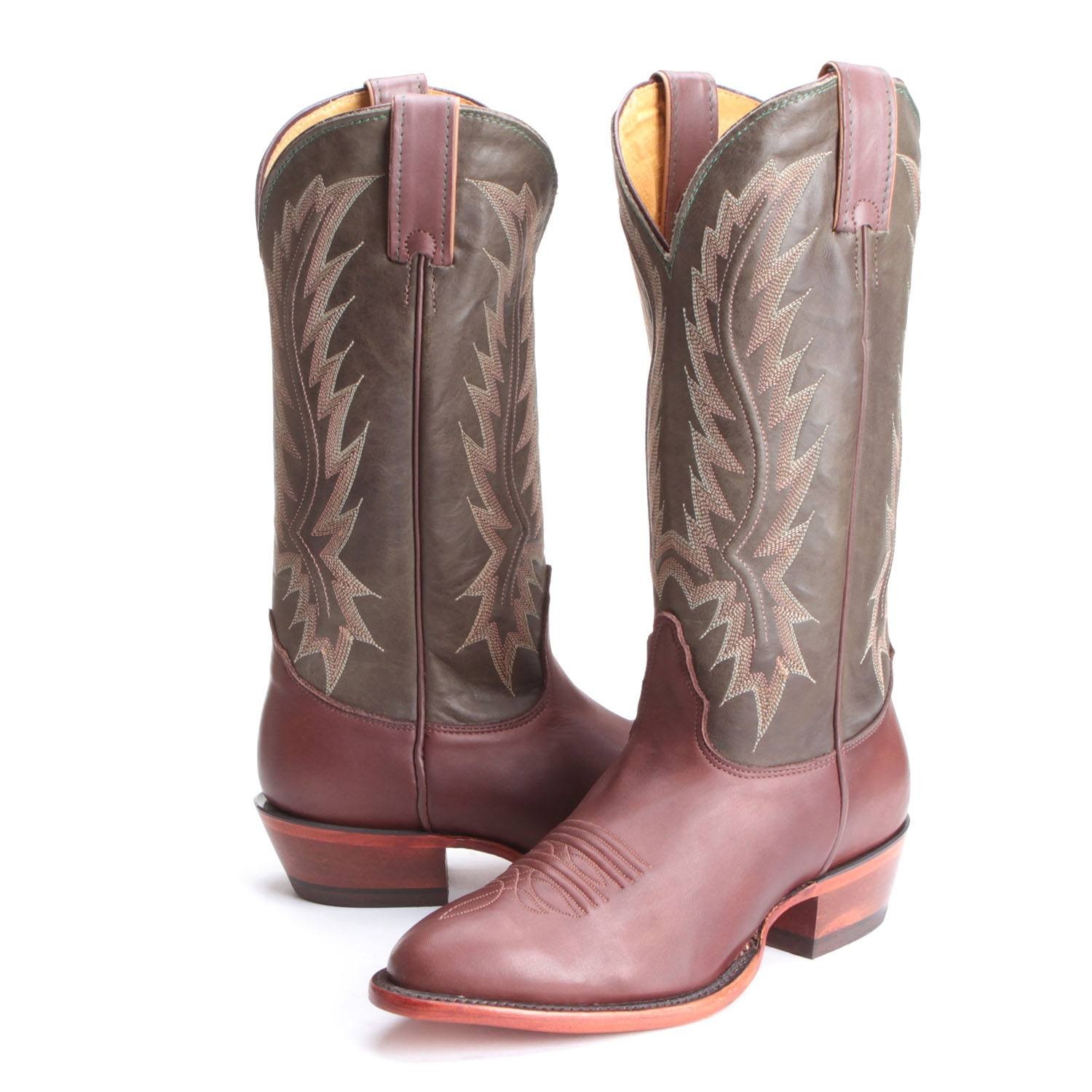 nocona boots pfi bootdaddy collection with nocona mens liga round toe cowboy boots  chocolate CXOLUTK