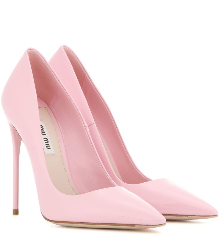 pink heels miu miu patent leather pumps OFAIGPO