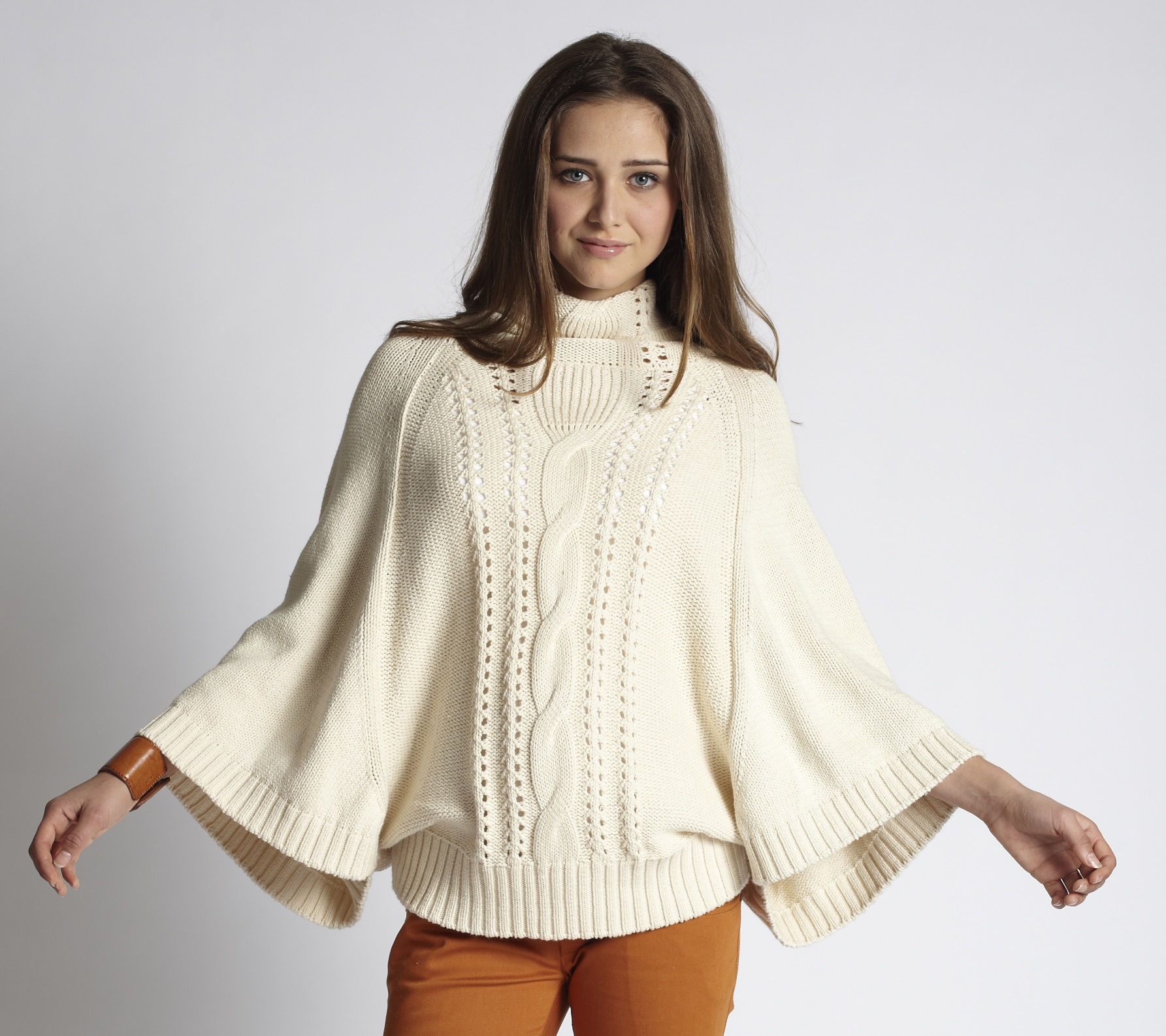 poncho sweater ... mothers-en-vogue-cable-knit-nursing-poncho-sweater- ... QHSKABE