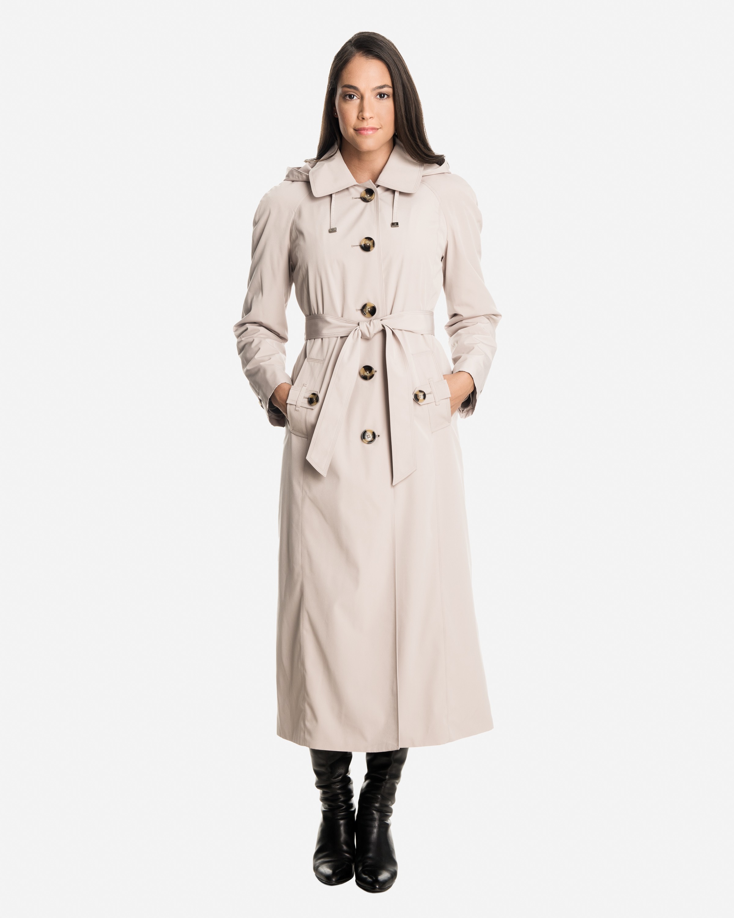 raincoats for women sophia long raincoat with detachable hood u0026 liner AVGNYBP