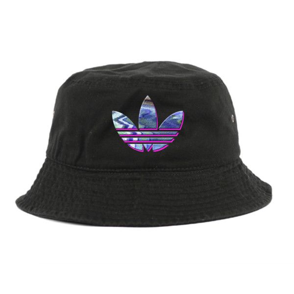 rare retro adidas bucket hat (1,225 thb) ❤ liked on polyvore featuring  accessories, FYKGKDH