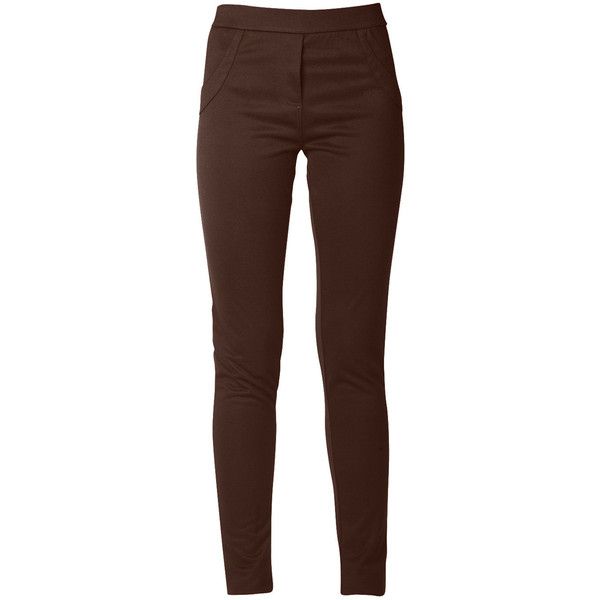 raxevsky marcia brown leggings ($42) ❤ liked on polyvore PVHQRDD