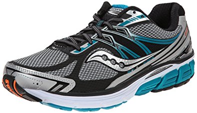 saucony running shoes saucony menu0027s omni 14 running shoe, silver/blue,7 ... FTEBWKR