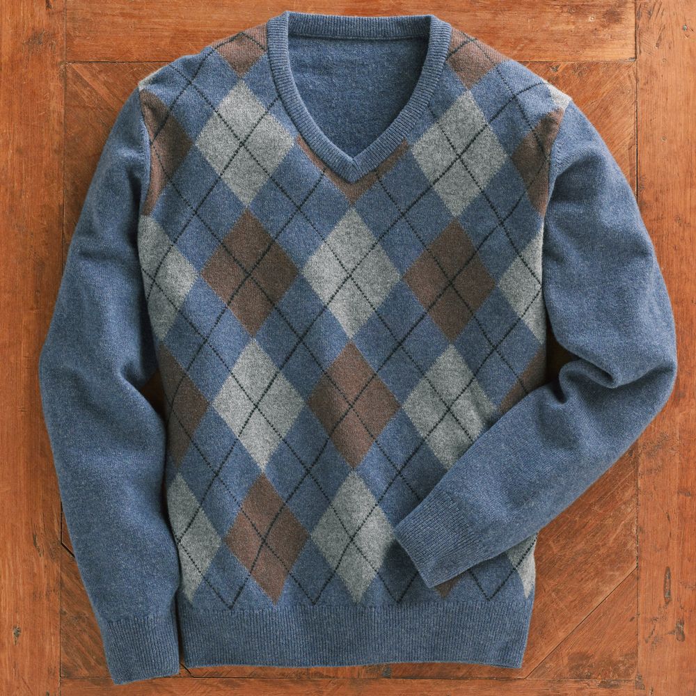 scottish lambu0027s-wool argyle sweater - national geographic store TGLZJZC