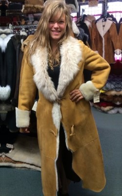 shearling coat katiya womenu0027s fitted shearling sheepskin coat - full length sickafus  sheepskins u0026 shearling UPKXLBL