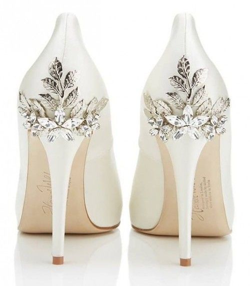 sparkle ivory wedding heels UHGHAEK