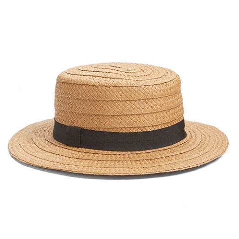 summer hats hinge straw boater hat NLFOJKG