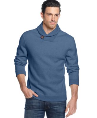 sweaters for men tasso elba shawl collar sweater OQMTCTH