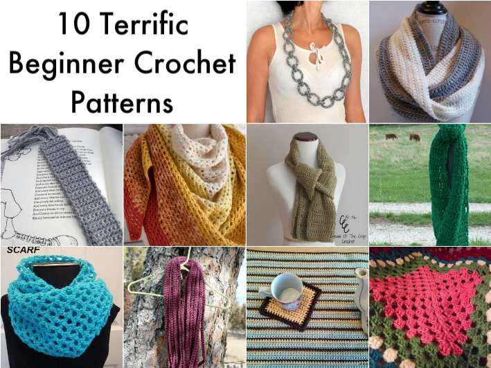 these beginner crochet patterns use simple stitches. they donu0027t require  joining, crocheting TSOVVAZ