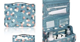 toiletry bag amazon.com : portable travel makeup cosmetic bag - mr.pro waterproof haning  travel kit toiletry NJUVEXX