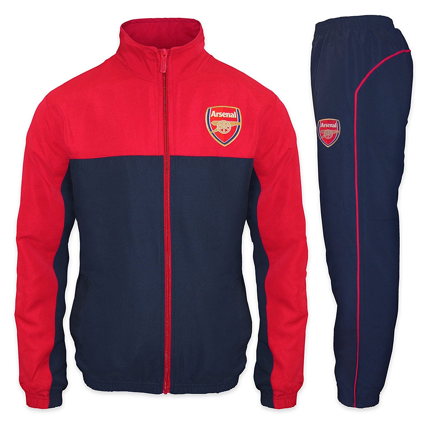 track suit arsenal football club official soccer gift mens jacket u0026 pants tracksuit set VNWYBDR