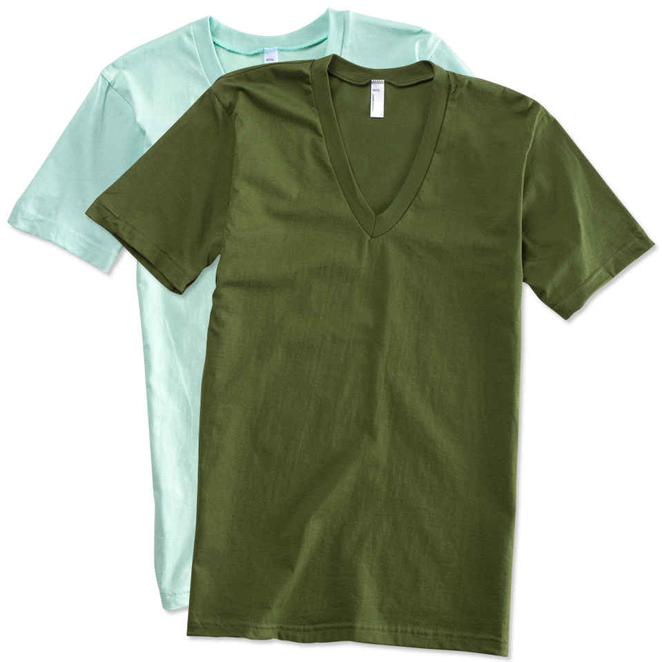 v neck t shirts design custom printed american apparel jersey v-neck t-shirts online at  customink FMWZUGM