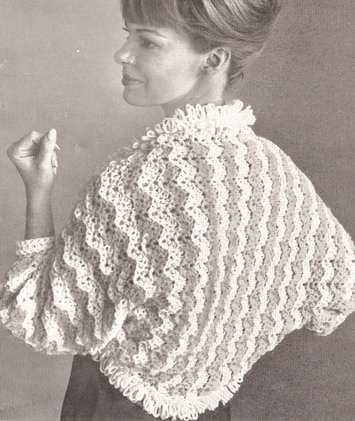 Vintage crochet shrug categories LYGQPIV