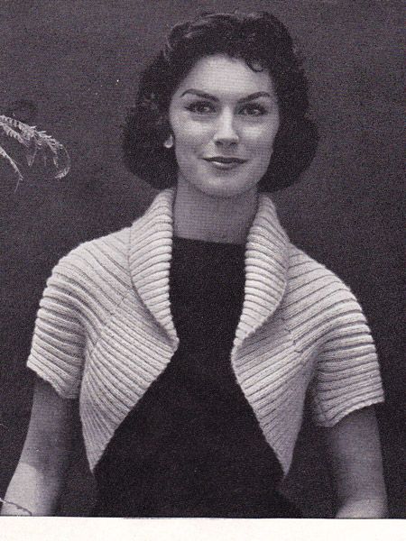 Vintage crochet shrug this is a vintage pattern to make a simple shrug - pattern is suitable for LABEZPA
