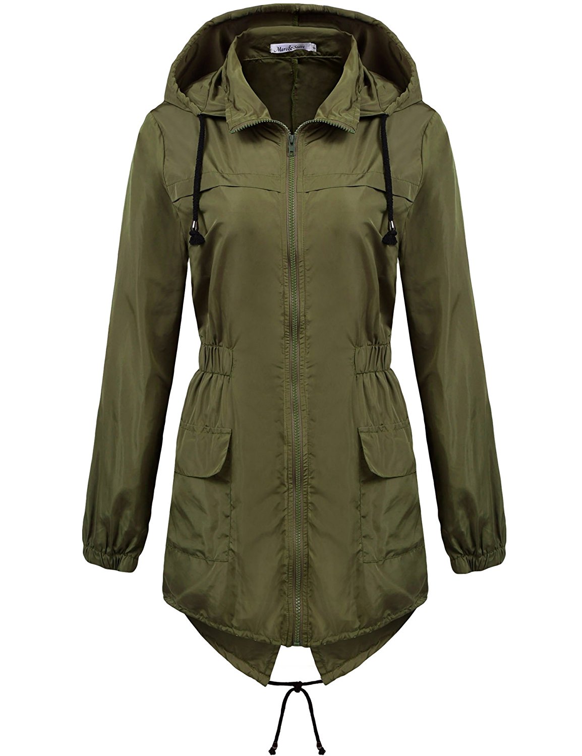 womens coat womens lightweight hooded waterproof active outdoor rain jacket YBPBAJB