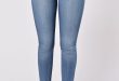 womens jeans classic mid rise skinny jeans - medium blue CSPSGNT