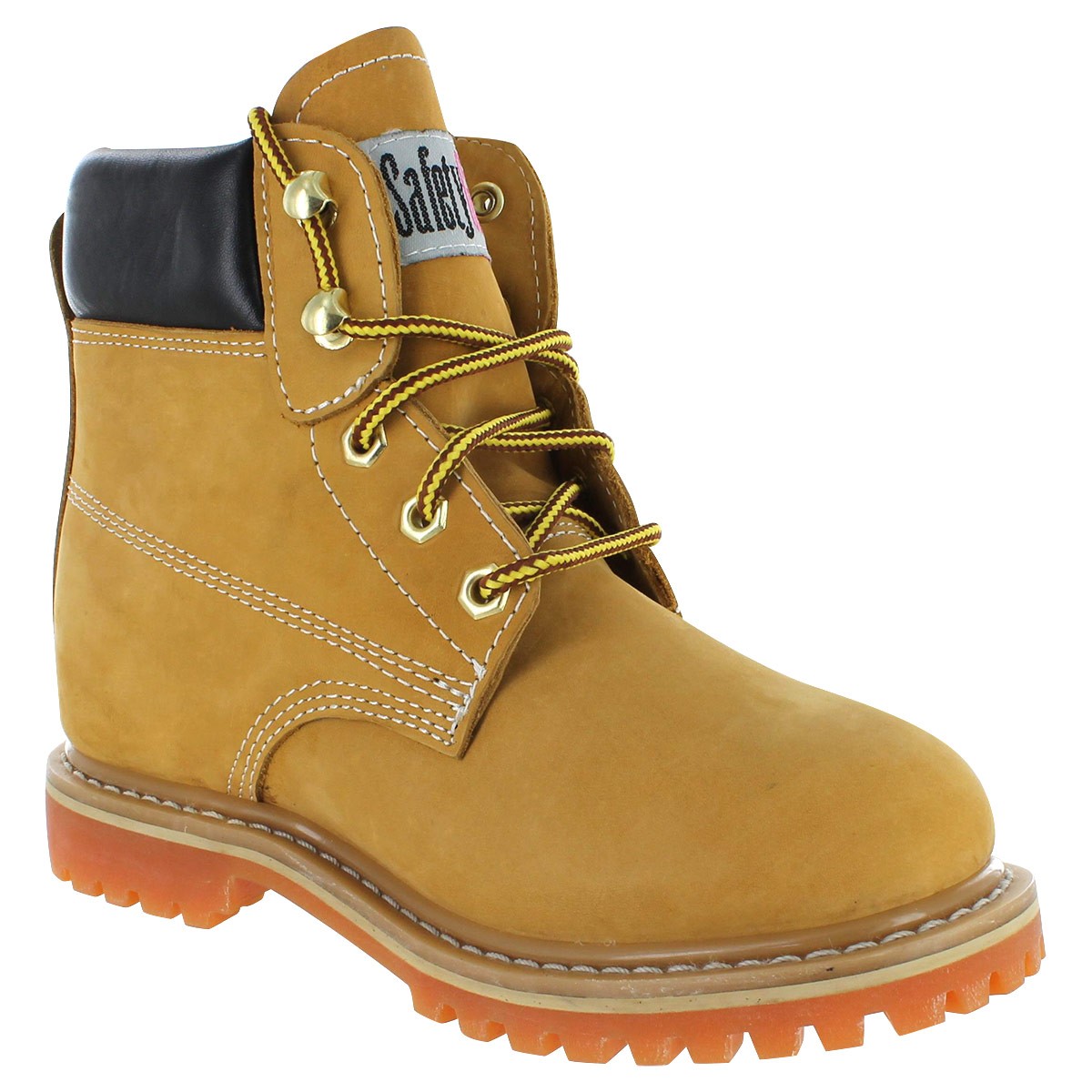 work boots for women safety girl ii sheepskin lined work boots - tan FSRXAPO
