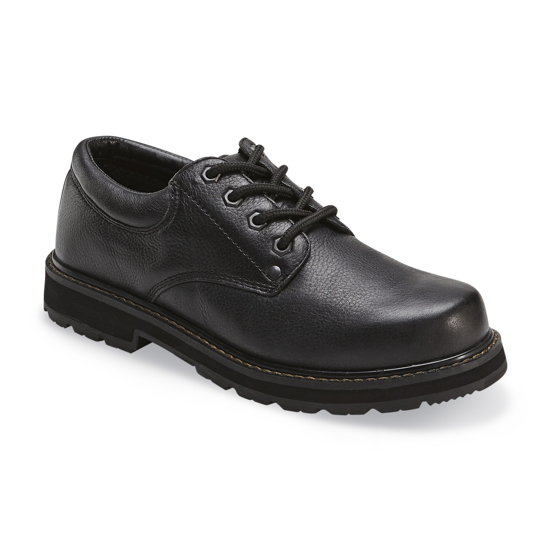 work shoes dr. schollu0027s menu0027s harrington slip resistant work shoe wide width available  - black HKZUPTR