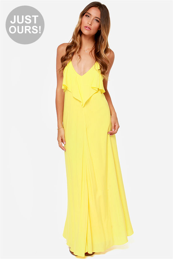 yellow maxi dress cute yellow dress - maxi dress - $45.00 MIRLRQG