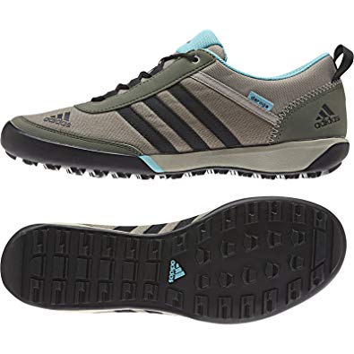 Adidas daroga adidas outdoor daroga sleek canvas hiking shoe - womenu0027s clay/black/base  green 10 YSNKLAO
