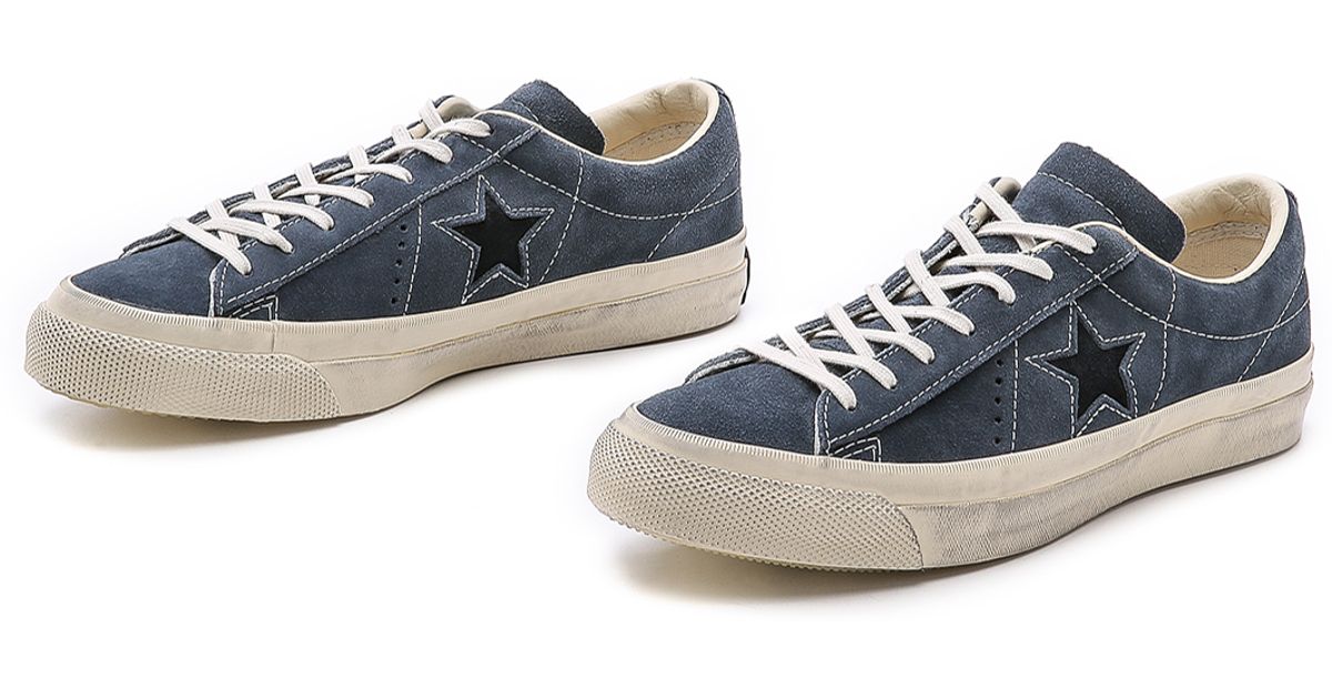 Converse john varvatos one star lyst - converse one star sneakers in blue for men KDECNBG
