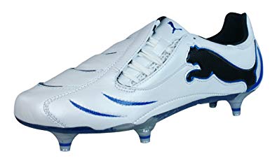 puma powercat 1.10 sg mens leather soccer boots / cleats-white-7 JHPFLFX