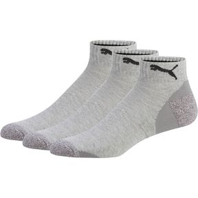 puma socks thumbnail 1 of impact menu0027s low-cut socks (3 pack), steel grey GTJJPHU