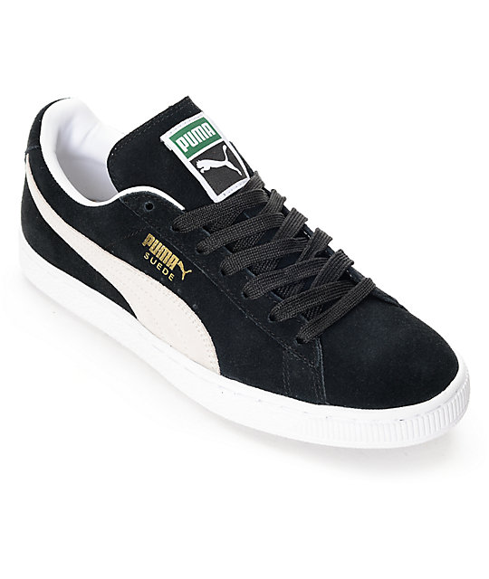 puma suede classic + black shoes ... BMZSPIX