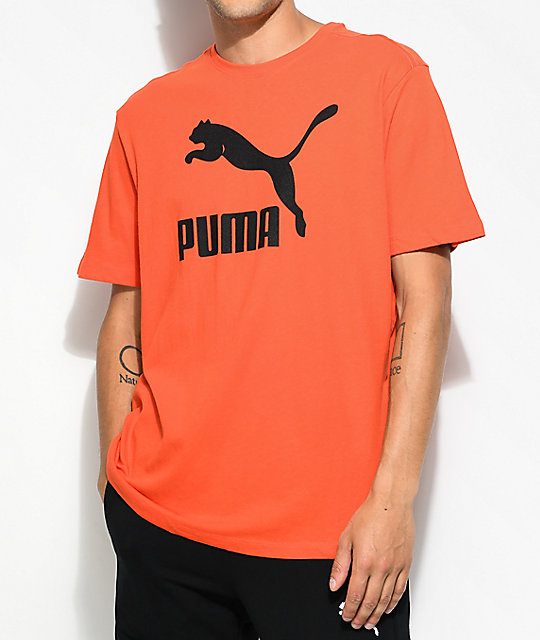 Puma t shirts puma archive life tomato t-shirt ... VRTFFMR