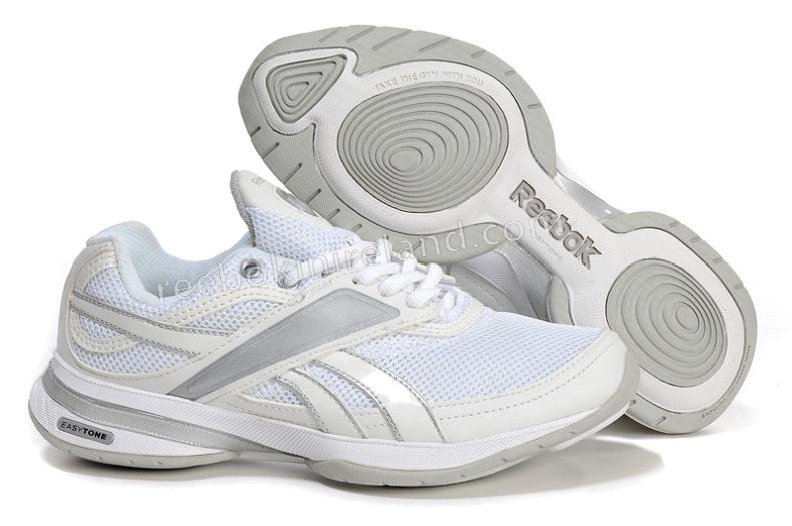 reebok easytone 1010 womens shoes white silver,reebok kettlebell,famous  brand HGEHHXI