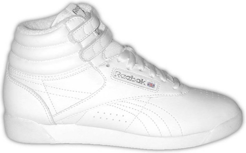 reebok high tops like thiller, the reebok high top (aka freestyle) is celebrating its 25th QUXGKHF