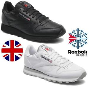 Reebok trainers image is loading reebok-classic-2-leather-trainers-black-white-classic- YQPYHUD