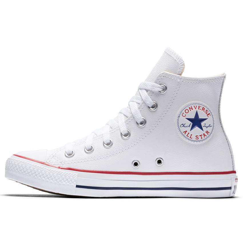 White converse chuck taylor all star leather high top in white | converse.ca EEKSWFS