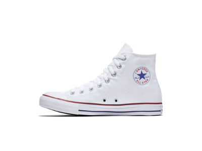 White converse converse chuck taylor all star high top unisex shoe. nike.com MNGPNEH