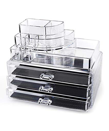 Amazon.com: Home-it Clear acrylic makeup organizer cosmetic