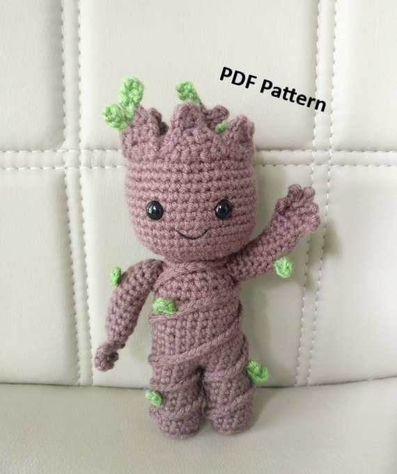 PATTERN Baby Groot vol2 Amigurumi Crochet Pattern | Etsy