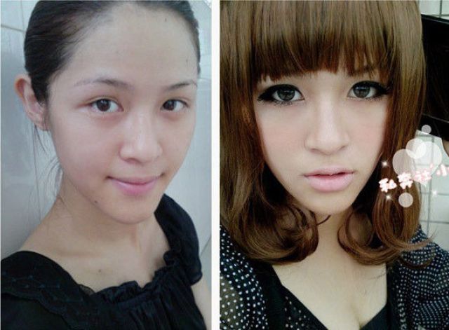 Asian Girls Before and After the Makeup (75 pics) | Temple of Tammy