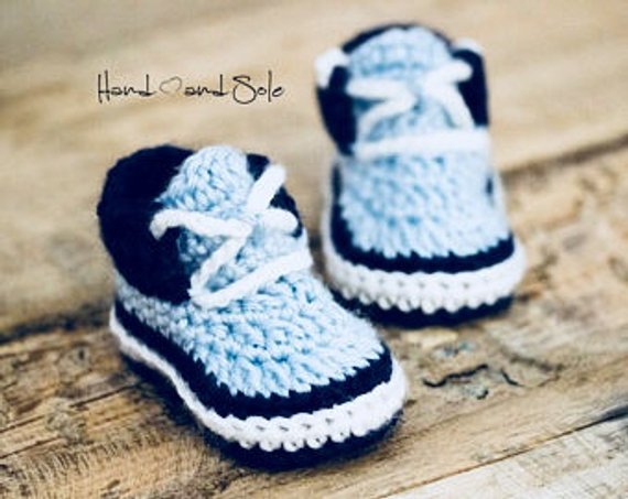 Crochet Pattern Baby Shoes Baby Boy Crochet Booties Pattern | Etsy