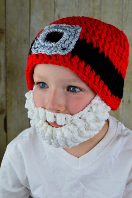 free shipping,Baby Crochet hat , children's Beanie Caps Santa Hat