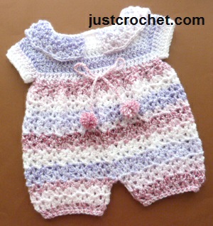 Free baby crochet pattern jumpsuit usa